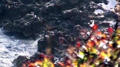Kayalıklarda mahsur kalan balıkçılar kurtarıldı (2) - KIRKLARELİ 