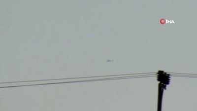  Suriye sınırında helikopter ve uçak hareketliliği 