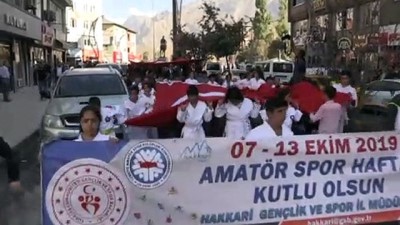 'Amatör Spor Haftası' etkinlikleri başladı - HAKKARİ