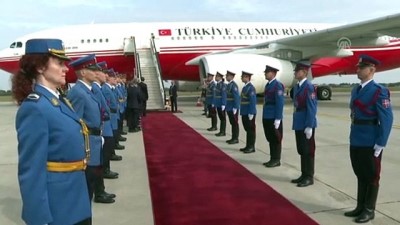 Cumhurbaşkanı Erdoğan Sırbistan'da - Havalimanı karşılama - Detaylar - BELGRAD 
