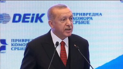 rekor - Cumhurbaşkanı Erdoğan: '('Sırbistan'la ikili ticaret hacmi) Bu sene, geçen yılki rekorumuzun da üzerine çıkacağımıza inanıyorum' - BELGRAD Videosu