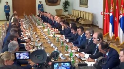  - Cumhurbaşkanı Erdoğan, Türkiye-Sırbistan Yüksek Düzeyli İşbirliği Konseyi toplantısına katıldı