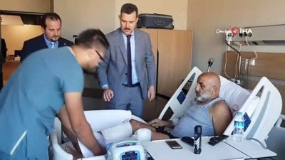 ambulans ucak -  Somali'deki bombalı saldırıda yaralanan PÖH Polisi Şahin'in tedavisi devam ediyor  Videosu