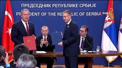  - Türkiye ve Sırbistan'dan 9 anlaşma