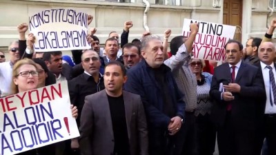 siyasi tutuklu - Azerbaycan'da muhalifler gösteri düzenledi - BAKÜ Videosu