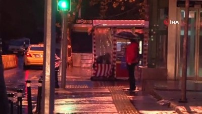 toplu ulasim -  İstanbul'da beklenen yağış başladı  Videosu