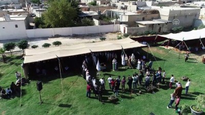diktatorluk - Suriyeli aşiretlerden Fırat'ın doğusuna muhtemel operasyona destek (2) - Drone - AZEZ Videosu