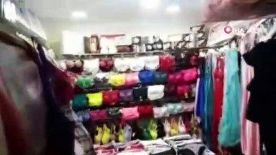 kozmetik urunler -  - Tuhafiye giyim mağazasında kaçak kozmetik ürünleri ele geçirildi  Videosu