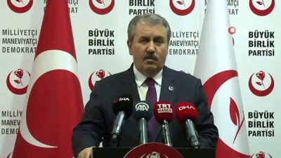 tezkere -  BBP Genel Başkanı Mustafa Destici:'Kuzey Suriye’de teröristler bulundukça Türkiye güvende olmayacak” Videosu