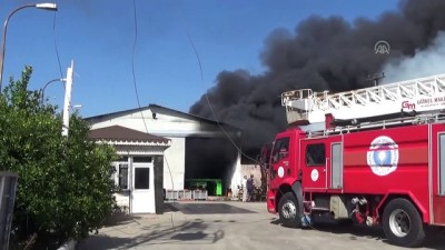 soguk hava deposu - Serik'te soğuk hava deposunda yangın (3) - ANTALYA Videosu