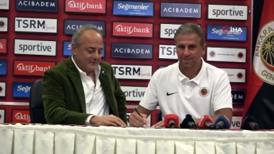imza toreni - Gençlerbirliği, Hamza Hamzaoğlu ile sözleşme imzaladı Videosu