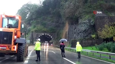  Giresun'daki heyelan