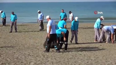 deniz kirliligi -  Türkiye’nin en uzun kumsalında sezonun son temizliği  Videosu