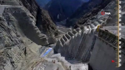 rekor -  Yusufeli Barajı'nda 14 aylık çalışma rekoru getirdi  Videosu