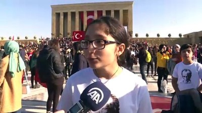 Anıtkabir'e ziyaretçi akını - ANKARA 