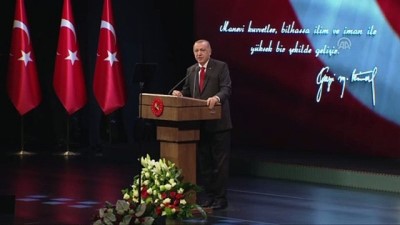 Cumhurbaşkanı Erdoğan: 'Osmanlı'nın silah sanayisinin olmadığı iddiası koskoca bir yalandır' - ANKARA 