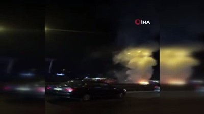 luks otomobil -  E-5’te lüks araç alev alev böyle yandı Videosu