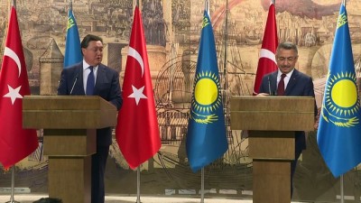 basin toplantisi - Mamin: 'Türkiye ile Kazakistan arasında ticari hacmimizin her yıl katlanarak büyüdüğünü görüyoruz' - İSTANBUL Videosu