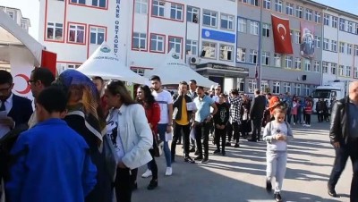 kan bagisi - Ortaokuldaki kan bağışı kampanyasında rekor - SAMSUN Videosu