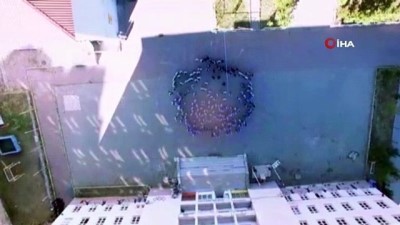  Siirt'te 10 Kasım koreografisi