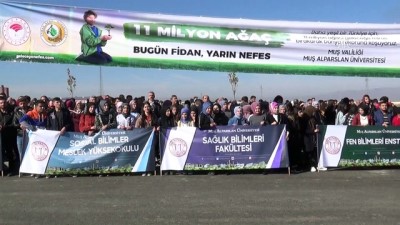 efes - '11 Milyon Ağaç; Bugün Fidan, Yarın Nefes' programı - MUŞ Videosu