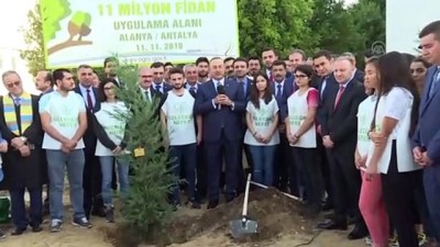 kubat - Dışişleri Bakanı Çavuşoğlu, Fidan Dikim Etkinliği’ne katıldı - ANTALYA Videosu