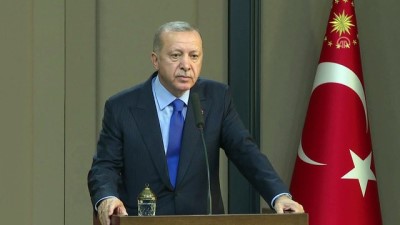 Cumhurbaşkanı Erdoğan: '(AB'nin tavrı) Bu kapılar açılır, bu DEAŞ'lılar da size, gönderilmeye başlandı, gönderilir' - ANKARA 