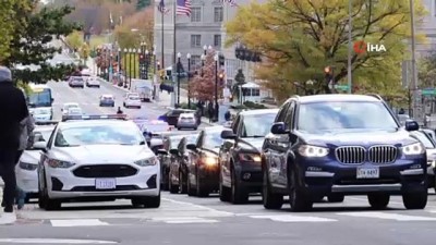 tezahur -  Cumhurbaşkanı Erdoğan, Washington'da kalacağı otele geldi  Videosu