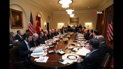 basin toplantisi -  - Erdoğan ve Trump çalışma yemeğinde Videosu