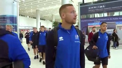 izlanda - İzlanda Milli Futbol Takımı kafilesi geldi - İSTANBUL Videosu