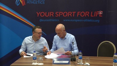 basin mensuplari - Türkiye, 2023 Avrupa Salon Atletizm Şampiyonası'nı düzenlemeye yakın - İSTANBUL  Videosu