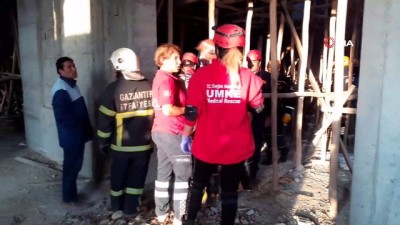 cami insaati -  Gaziantep'te cami iskelesi çöktü: 1 işçi kayıp Videosu