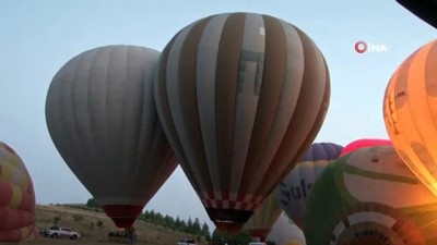 sicak hava balonu -  Pamukkale’nin eşsiz güzelliğini yaklaşık 154 bin kişi balonda izledi  Videosu