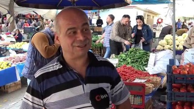 pazarci esnafi -  Sebze ve meyve fiyatlarından esnaf da vatandaş da memnun  Videosu