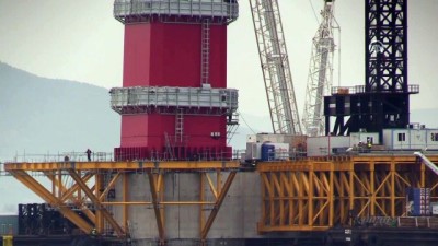 yol yapimi - 'Simgelerin köprüsü' su üstünde yükseliyor - ÇANAKKALE  Videosu