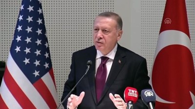 (TEKRAR) Erdoğan: 'ABD'den beklentimiz terör örgütüne verdiği desteği bir an evvel sonlandırmasıdır' - MARYLAND 
