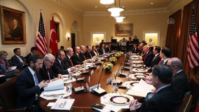 (TEKRAR) Erdoğan-Trump görüşmesi - Çalışma yemeği - WASHİNGTON 