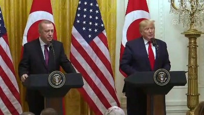 (TEKRAR) Trump: 'Erdoğan ile çok harika ve verimli bir görüşme gerçekleştirdik' - WASHINGTON 