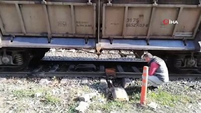 tren istasyonu -  Limana yük almaya giden tren raydan çıktı, ekipler seferber oldu  Videosu
