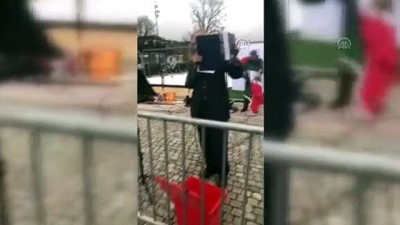 asiri sag - Norveç'te aşırı sağcı grup SION'dan İslamiyet karşıtı gösteri - STOCKHOLM Videosu