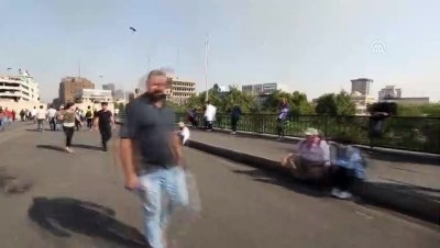 yolsuzluk - Göstericiler Sinek Köprüsü’ne yeniden yerleşti - BAĞDAT  Videosu