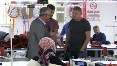 tekstil atolyesi - Tekstil atölyesine dönüştürülen garaj işsizlere umut oldu - KARAMAN  Videosu