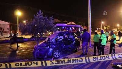 Yolcu minibüsüyle otomobil çarpıştı: 1 ölü, 5 yaralı - MUĞLA