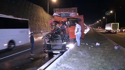 Anadolu Otoyolu'nda zincirleme trafik kazası - DÜZCE