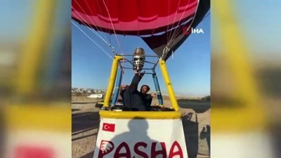 sicak hava balonu -  Bakan Varank, Türkiye’nin ilk yerli balonu ile Kapadokya’da uçtu  Videosu