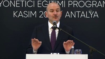 Soylu: 'YİKOB'lar net bir şekilde bir icraat birimidir' - ANTALYA 
