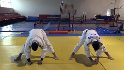 ceyrek final - Televizyon izlerken judoya başlayan sporcunun hedefi altın madalya - ADIYAMAN  Videosu