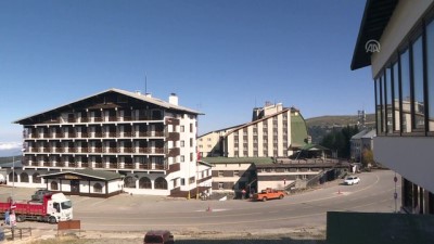 teleferik hatti - Uludağ'da turizmciler sezonun açılmasını bekliyor - BURSA  Videosu