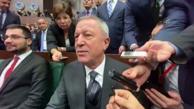 Akar: 'Devriyeler, Ruslarla yaptığımız mutabakat çerçevesinde devam ediyor' - TBMM 
