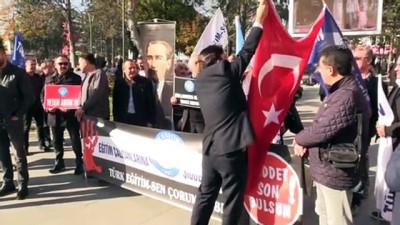 Türk Eğitim-Sen'den eğitimcilere şiddete tepki - ÇORUM